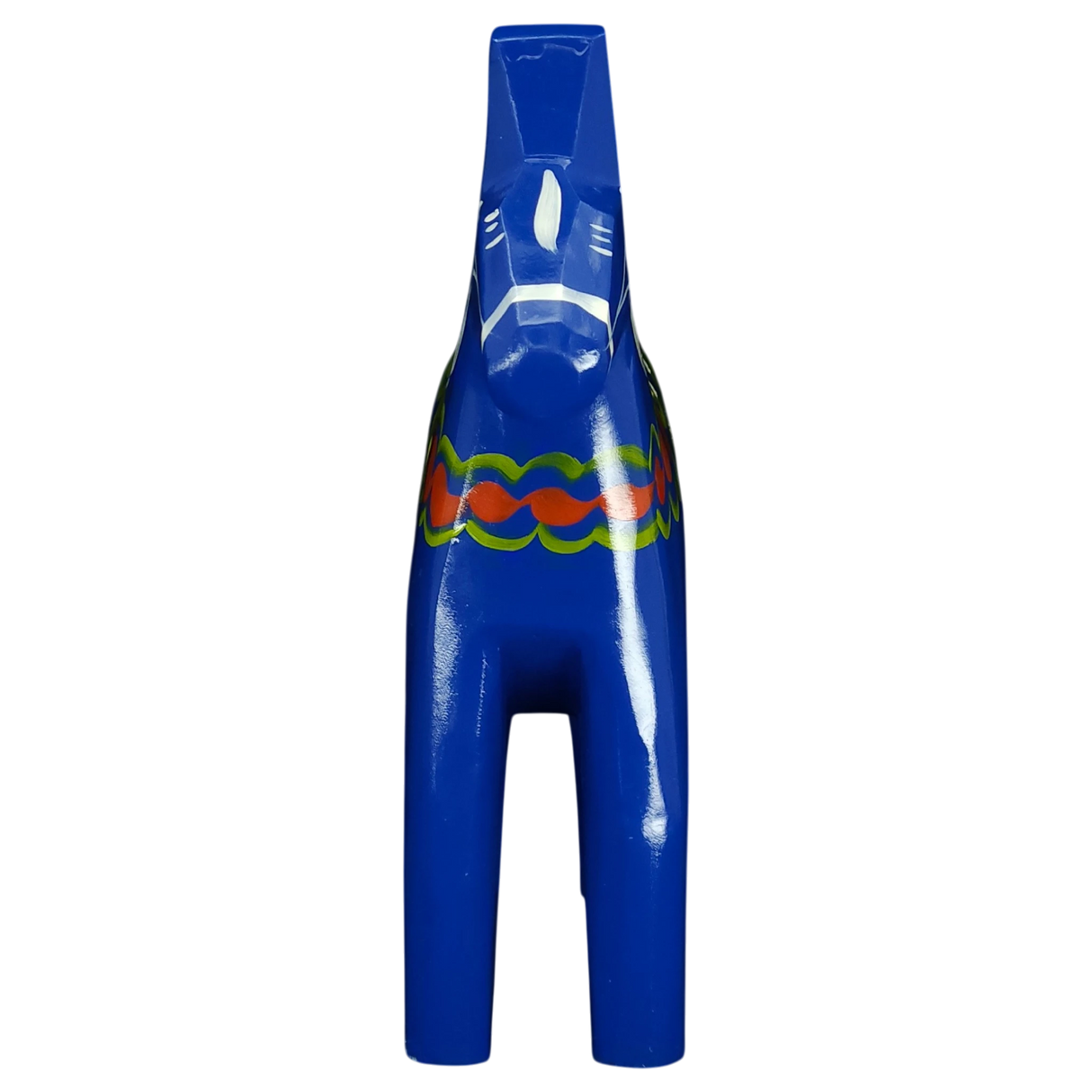Dala Horse: Blue Swedish Dala Horse | Handcrafted by Grannas A. Olsson in Sweden