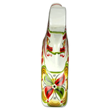 Dala Horse: White Swedish Dala Horse with Multi-Color Kurbits | Handcrafted by Grannas A. Olsson in Sweden