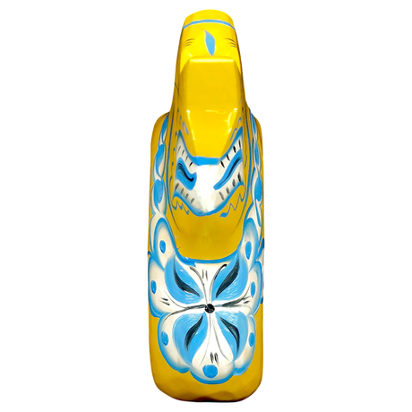 Dala Horse: Grannas A. Olsson Yellow & Blue Swedish Flag Dala Horse | Handcrafted in Nusnäs Sweden