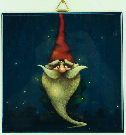 Tile: Midnight Gnome 6" Ceramic