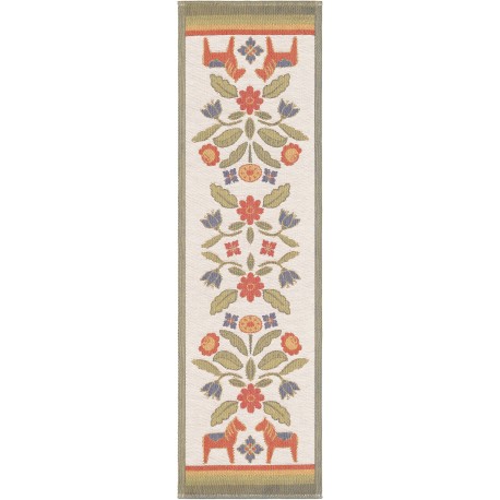 Runner:  Kurbits Flowers Dala Horse Table Runner