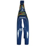 Dala Horse: Blue Swedish Dala Horse Dark Blue | Handcrafted by Nils Olsson in Sweden