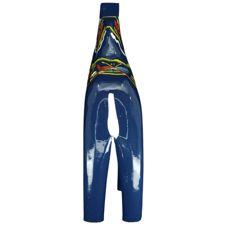 Dala Horse: Blue Swedish Dala Horse Dark Blue | Handcrafted by Nils Olsson in Sweden