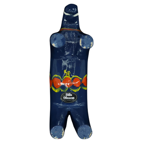 Dala Horse: Blue Swedish Dala Horse Dark Blue | Handcrafted by Nils Olsson in Sweden