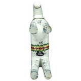 Dala Horse: Antique Inspired White with Gray Feet Dala Horse | Nils Olsson | Handcrafted in Sweden (17 cm / 6.7 in)