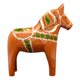 Dala Horse: Old Red Swedish Dala Horse "Gammelröd"  | Nils Olsson | Handcrafted in Sweden (16 cm / 6 in)