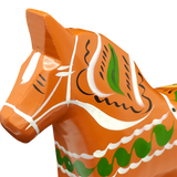 Dala Horse: Old Red Swedish Dala Horse "Gammelröd"  | Nils Olsson | Handcrafted in Sweden (16 cm / 6 in)