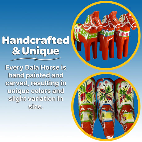 Dala Horse: Nils Olsson Red Swedish Dala Horse | Handcrafted in Nusnäs