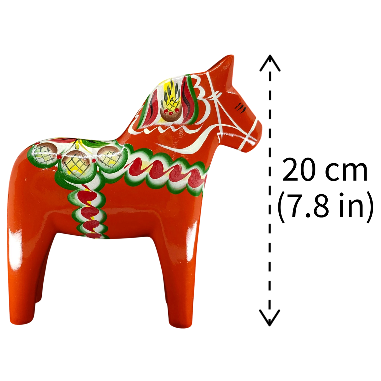 Dala Horse: Nils Olsson Red Swedish Dala Horse | Handcrafted in Nusnäs