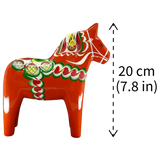 Dala Horse: Nils Olsson Red Swedish Dala Horse | Handcrafted in Nusnäs