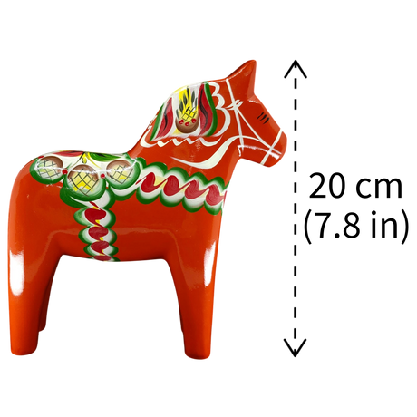 Dala Horse: Nils Olsson Red Swedish Dala Horse | Handcrafted in Nusnäs