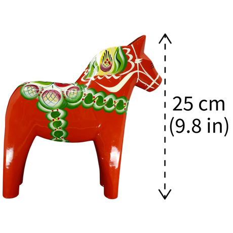 Dala Horse: Nils Olsson Red Swedish Dala Horse | Handcrafted in Nusnäs