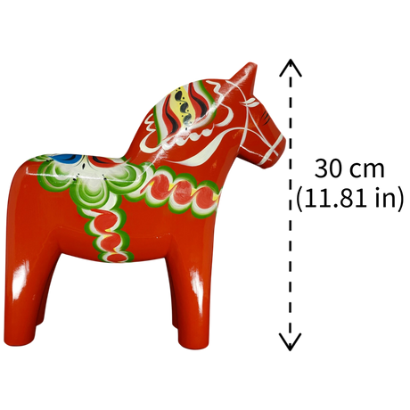 Dala Horse: Nils Olsson Red Swedish Dala Horse | Handcrafted in Nusnäs