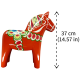 Dala Horse: Nils Olsson Red Swedish Dala Horse | Handcrafted in Nusnäs