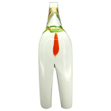 Dala Horse: White Swedish Dala Horse with Multi-Color Kurbits | Handcrafted by Nils Olsson in Sweden