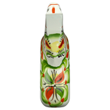 Dala Horse: White Swedish Dala Horse with Multi-Color Kurbits | Handcrafted by Nils Olsson in Sweden
