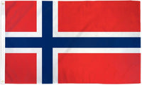 Flag: Norway Polyester (3'x5')