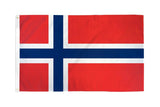 The Flag: Norway Flag – Polyester National Flag (2x3) is weather-resistant, featuring a blue cross outlined in white on a red background, made from durable polyester for enduring national pride.