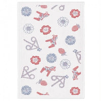Table Runner: "Dalasommar" Dala Horse Summer 100% Organic Cotton Table Runner by Ekelund