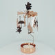Candle Holder: Moomin Family Rose Gold Pluto Design Rotary Candle Holder