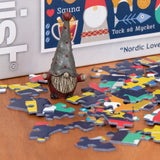 Puzzle: Nordic Love 1000 Piece "Something's Amiss!" PuzzleTwist Jigsaw Puzzle by Cindy Lindgren