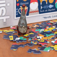 Puzzle: Nordic Love 1000 Piece "Something's Amiss!" PuzzleTwist Jigsaw Puzzle by Cindy Lindgren