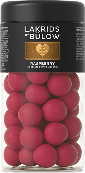 Lakrids: Raspberry, Chocolate Coated Black Licorice, Lakrids by Bulow, Large