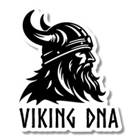 Nordic Sticker: Viking DNA Sticker – Unleash Your Inner Warrior (3.45 x 4 Inches)