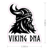 Show your Nordic pride with the Swedish Gift Store’s Nordic Sticker: Viking DNA Sticker – Unleash Your Inner Warrior. This striking black and white illustration features a Viking with a helmet and beard, boldly labeled “Viking DNA” below. Measuring 4 inches tall by 3.45 inches wide, it’s the perfect sticker for celebrating your love of history and heritage.