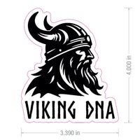 Nordic Sticker: Viking DNA Sticker – Unleash Your Inner Warrior (3.45 x 4 Inches)