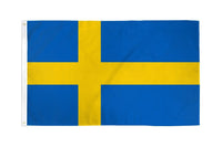 Flag: Sweden Polyester (3'x5')