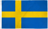 The Flag: Sweden Flag – Polyester National Flag (2x3) features a yellow Nordic cross on blue and is made from weather-resistant polyester for durable outdoor use.