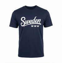 Tee: "Sweden" T-Shirt - Navy