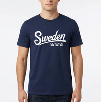 Tee: "Sweden" T-Shirt - Navy
