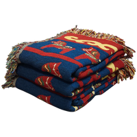 Blanket: Swedish Dala Horse 100% Cotton Woven Blanket 50"x60"