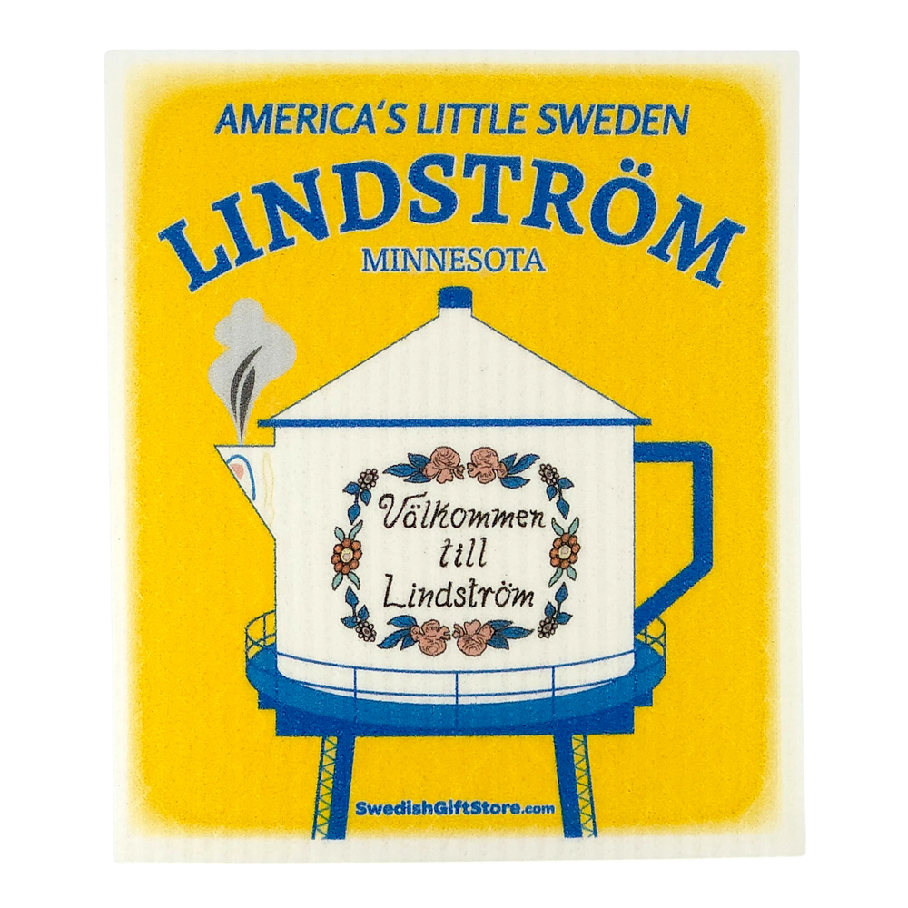 Dishcloth: Lindström Water Tower Swedish Dishcloth