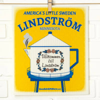 Dishcloth: Lindström Water Tower Swedish Dishcloth