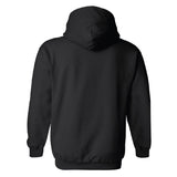 The Hoodie: Nordic Viking DNA Heritage Sweatshirt with Hood – Black is shown from the back, featuring long sleeves plus ribbed cuffs and hem—ideal for fans of Norse mythology and Nordic heritage.