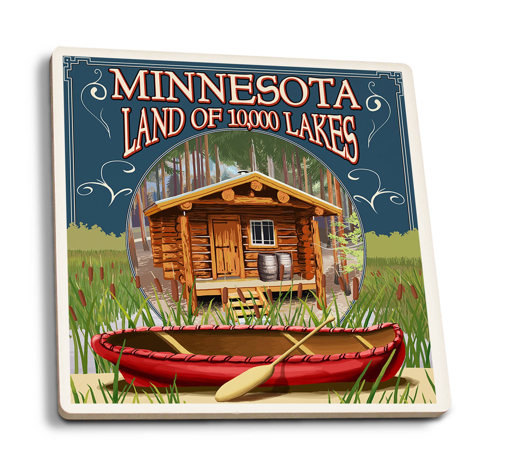 Coaster: Minnesota, Cabin and Lake