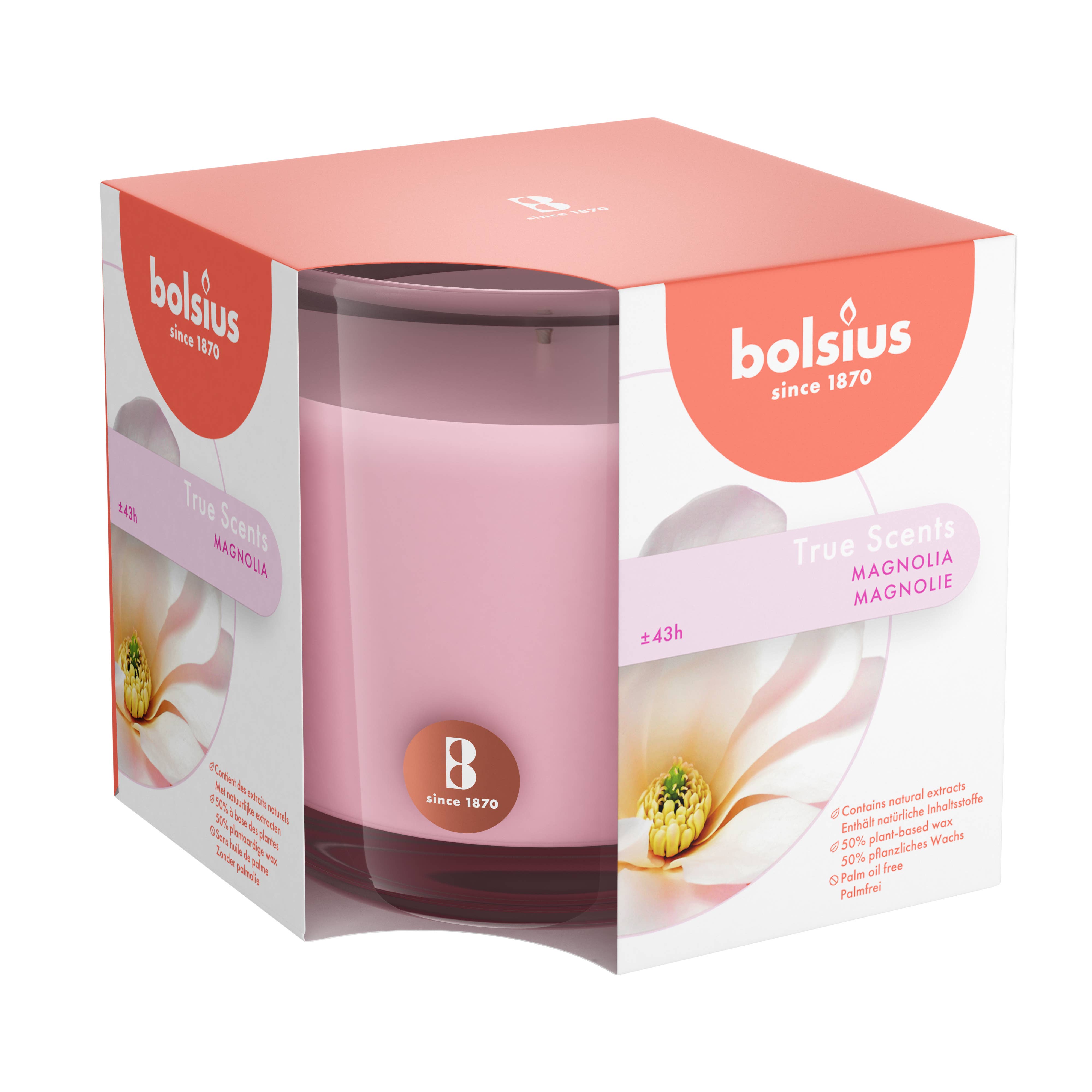 Candle: Magnolia Scented Candle - 3.75 x 3.75 Inches - 43
