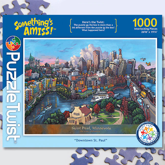 PuzzleTwist: Downtown St Paul (1,000 Pieces)