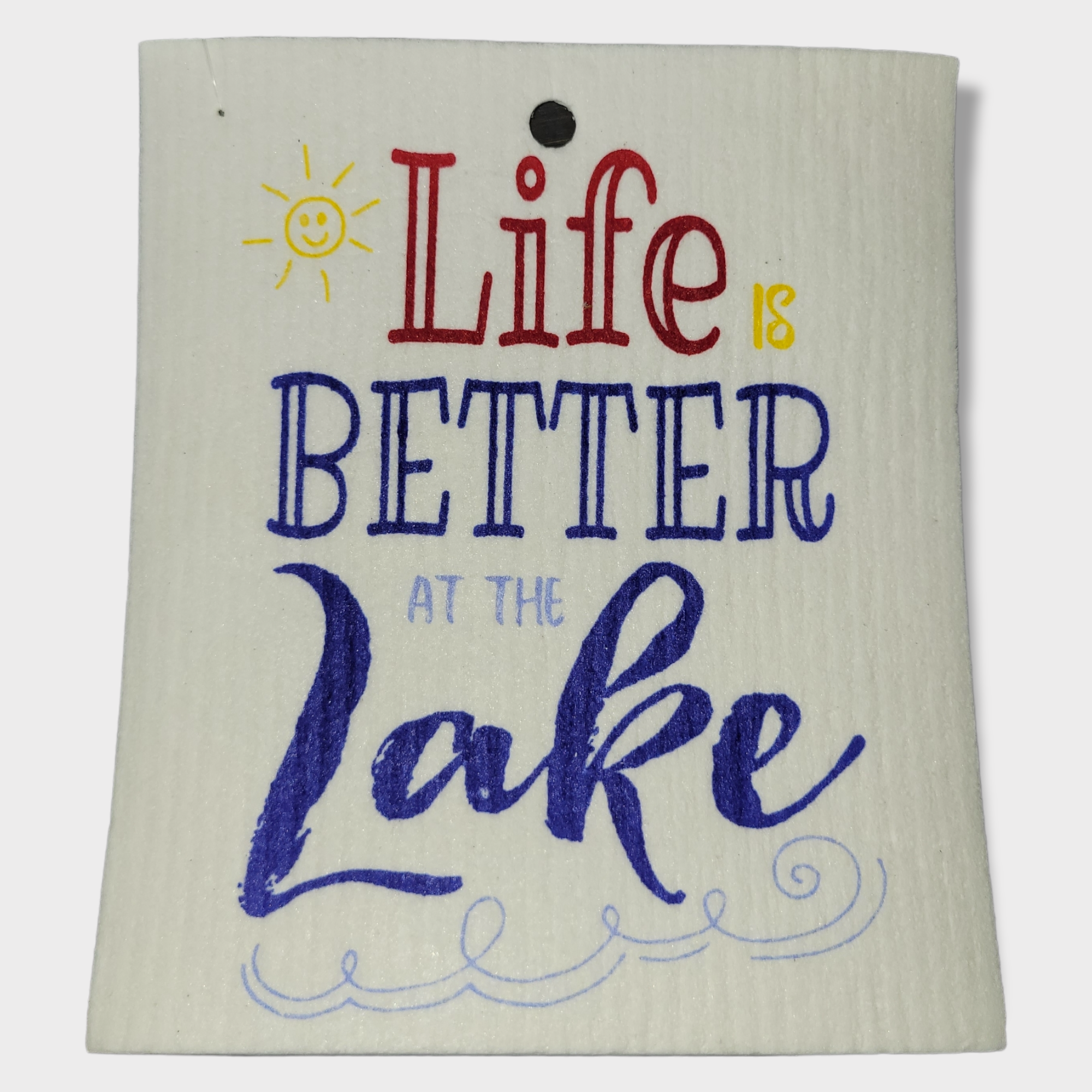 Dish Cloth: Life is Better at the Lake