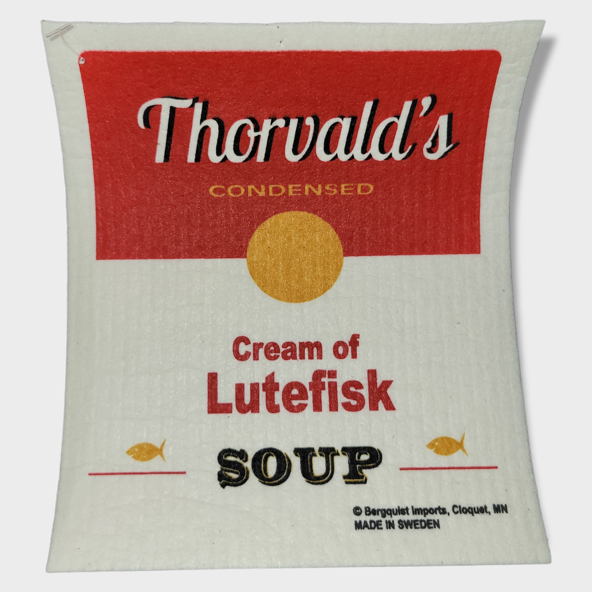 Dish Cloth: Thorvald’s Cream of Lutefisk Soup