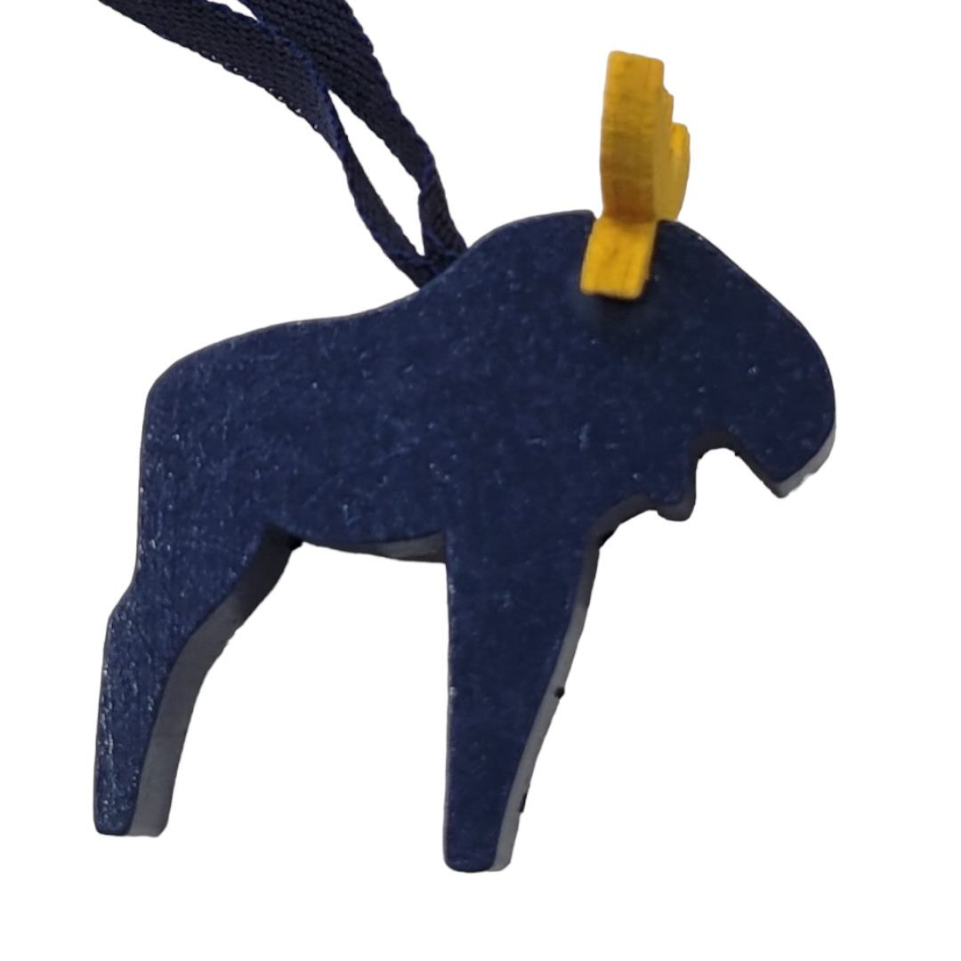 Ornament: Moose Blue