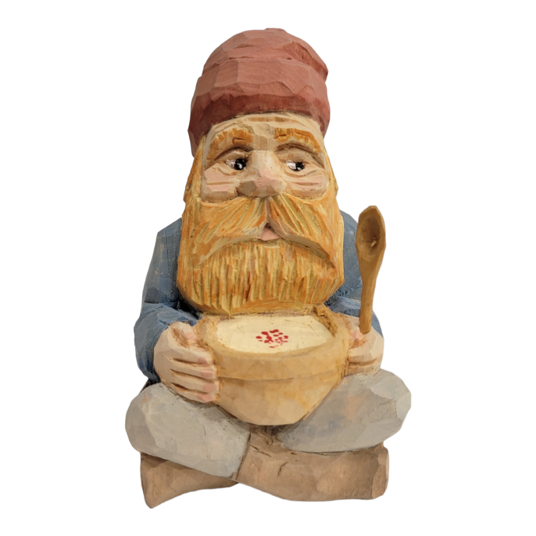 Figurine: "Gnome w/Rommegrot" by Bill Erickson