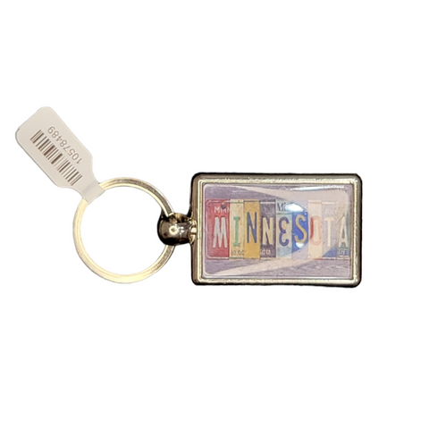 Keychain: MN Vintage License Plate
