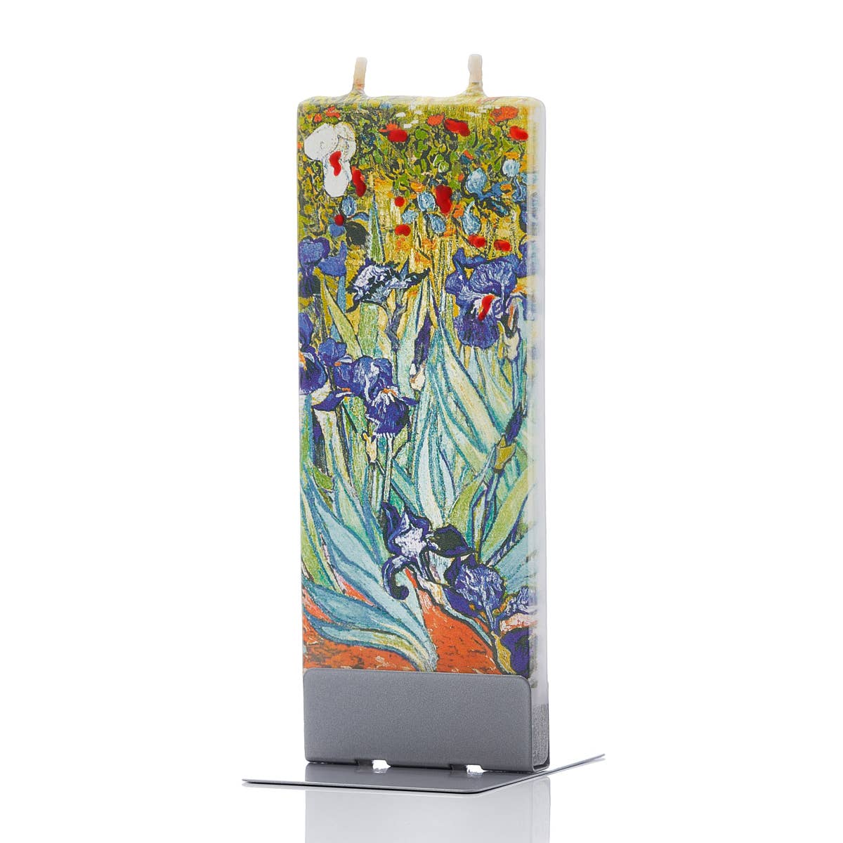 Candle: Van Gogh Irises - Flat Candle