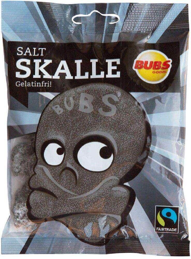 Candy: Bubs - Salt Skalle, Salty Skulls (90g)