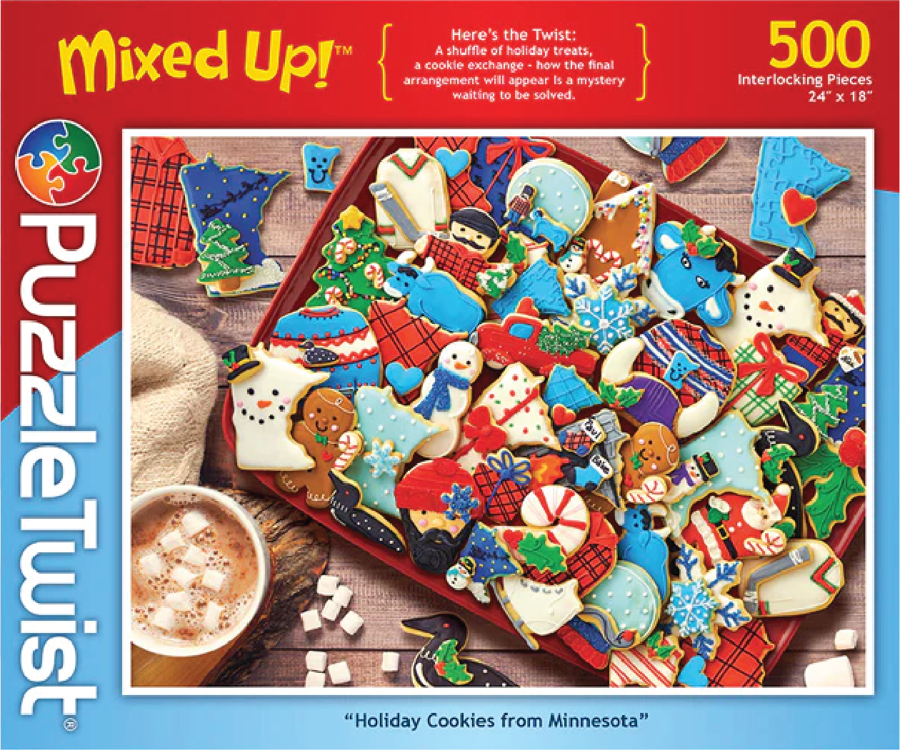 PuzzleTwist: Holiday Cookies from Minnesota (500 Pieces)