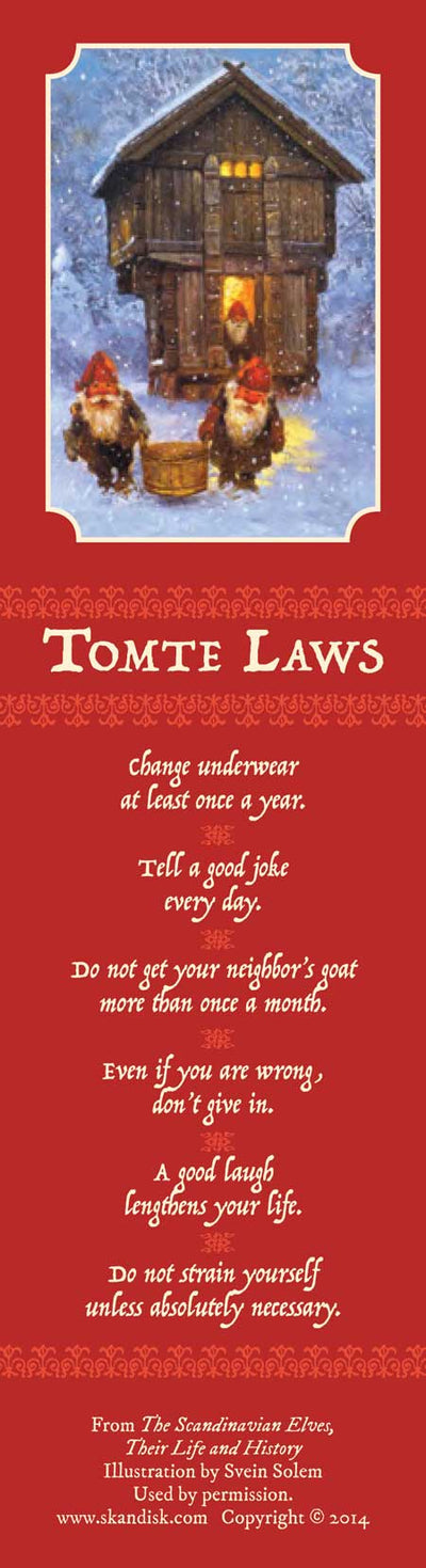 Bookmark: Tomte Laws